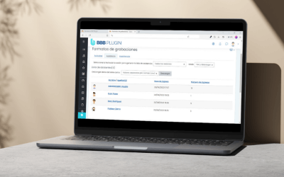 Descargar reporte de asistencia con nuestro servicio BBB desde Moodle