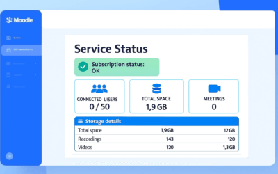 New version of the BBB Plugin: Now you can better visualize storage usage